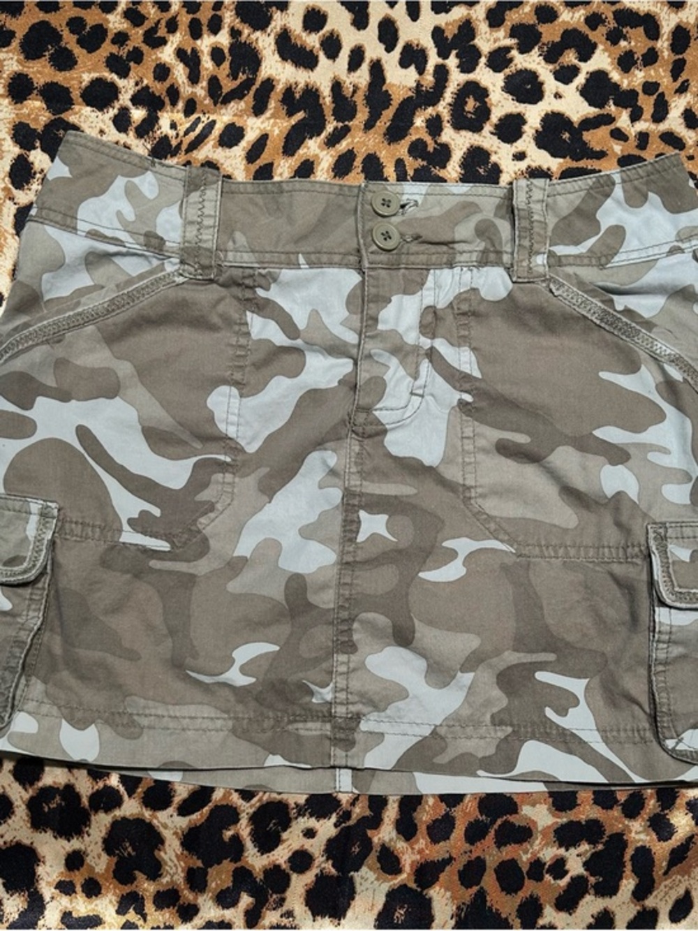 Vintage Y2K Limited Too Camouflage Girls Skort